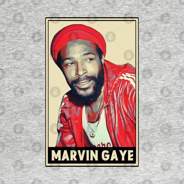 Red Style Marvin Gaye by SIRAJAGUGUK